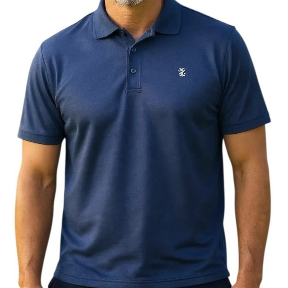Izod Golf Men's Navy Polo Short Sleeve Shirt | Size XXL
